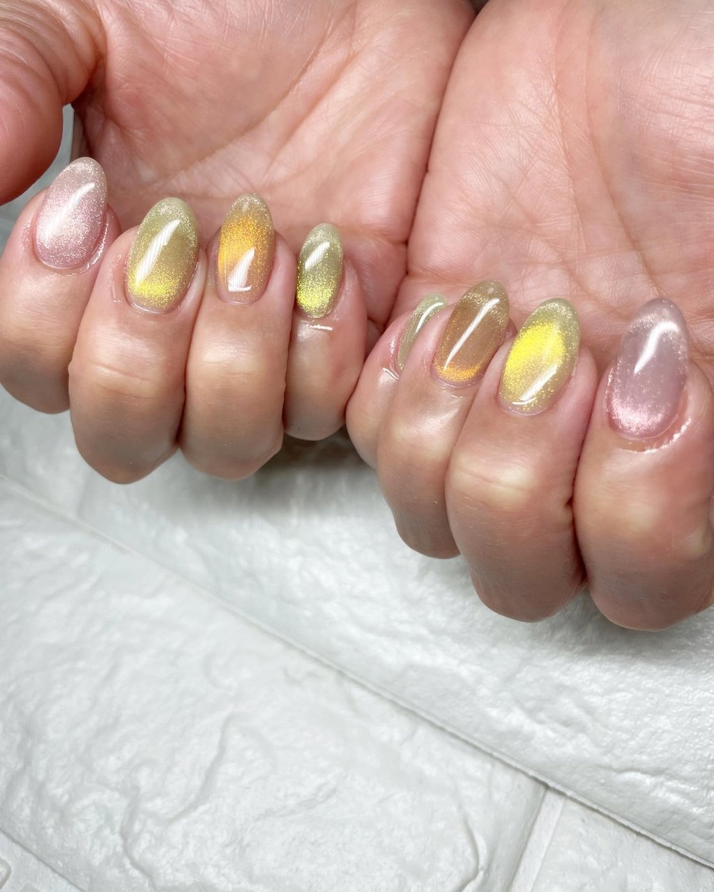 春/ワンカラー/マグネット/ワンホン/ピンク - K.Wakiのネイル