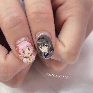魔法少女まどかマギカのネイルデザイン｜ネイルブック