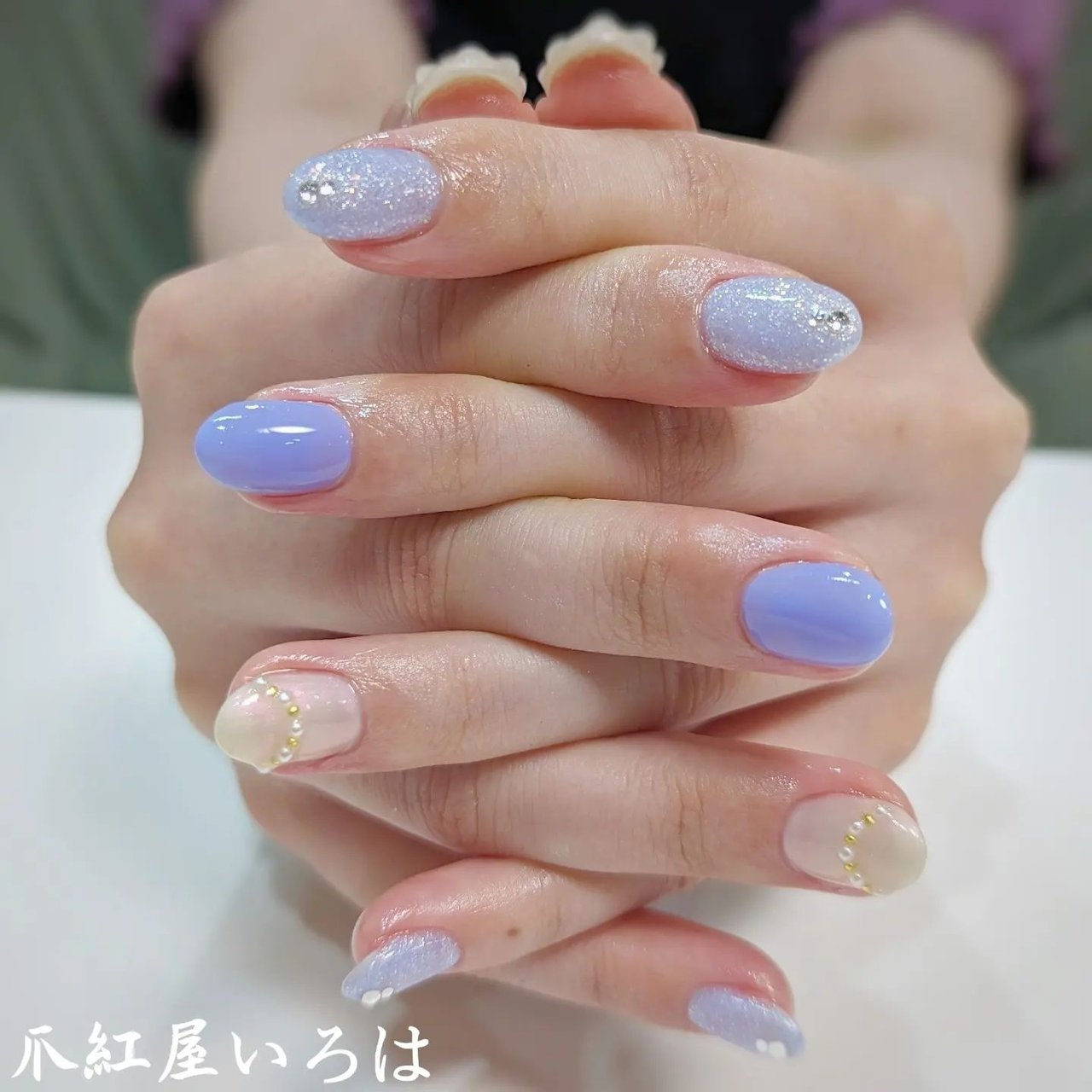 夏/シェル/ジェルネイル/ネイルチップ - いろはのネイルデザイン[No