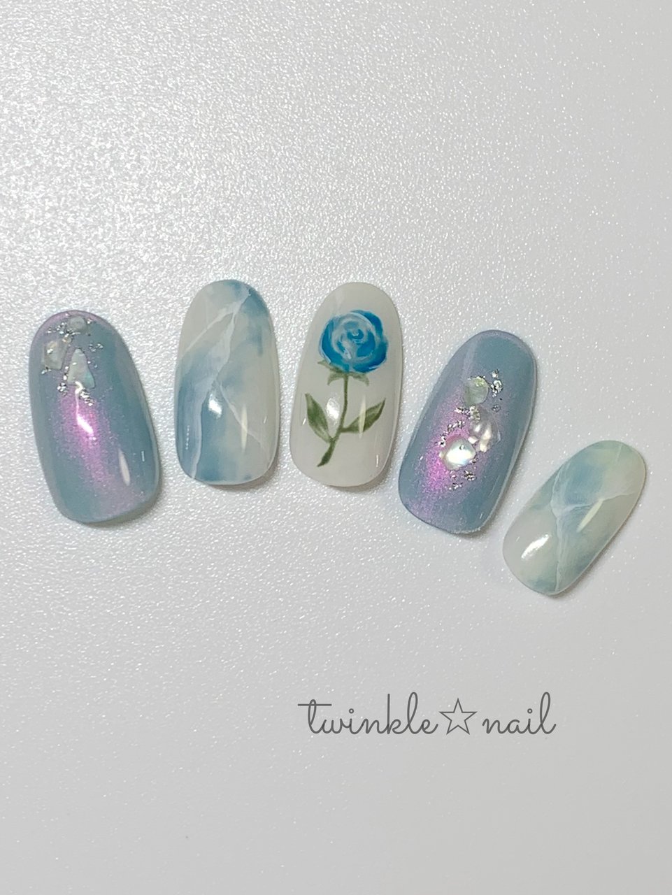 夏/オールシーズン/女子会/推し活/ハンド - twinkle._nailのネイル 