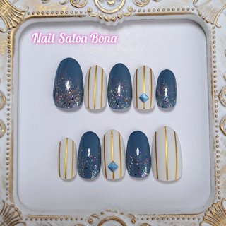 人気順｜ブルー(青)/#ワンカラーネイルチップのネイルデザイン｜ネイル