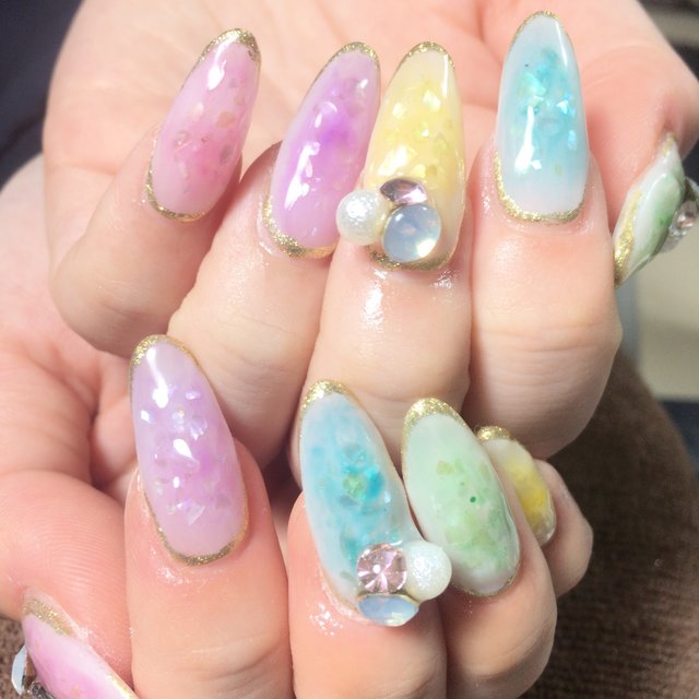 Mermaid Nail マーメイドネイル 春田のネイルサロン ネイルブック