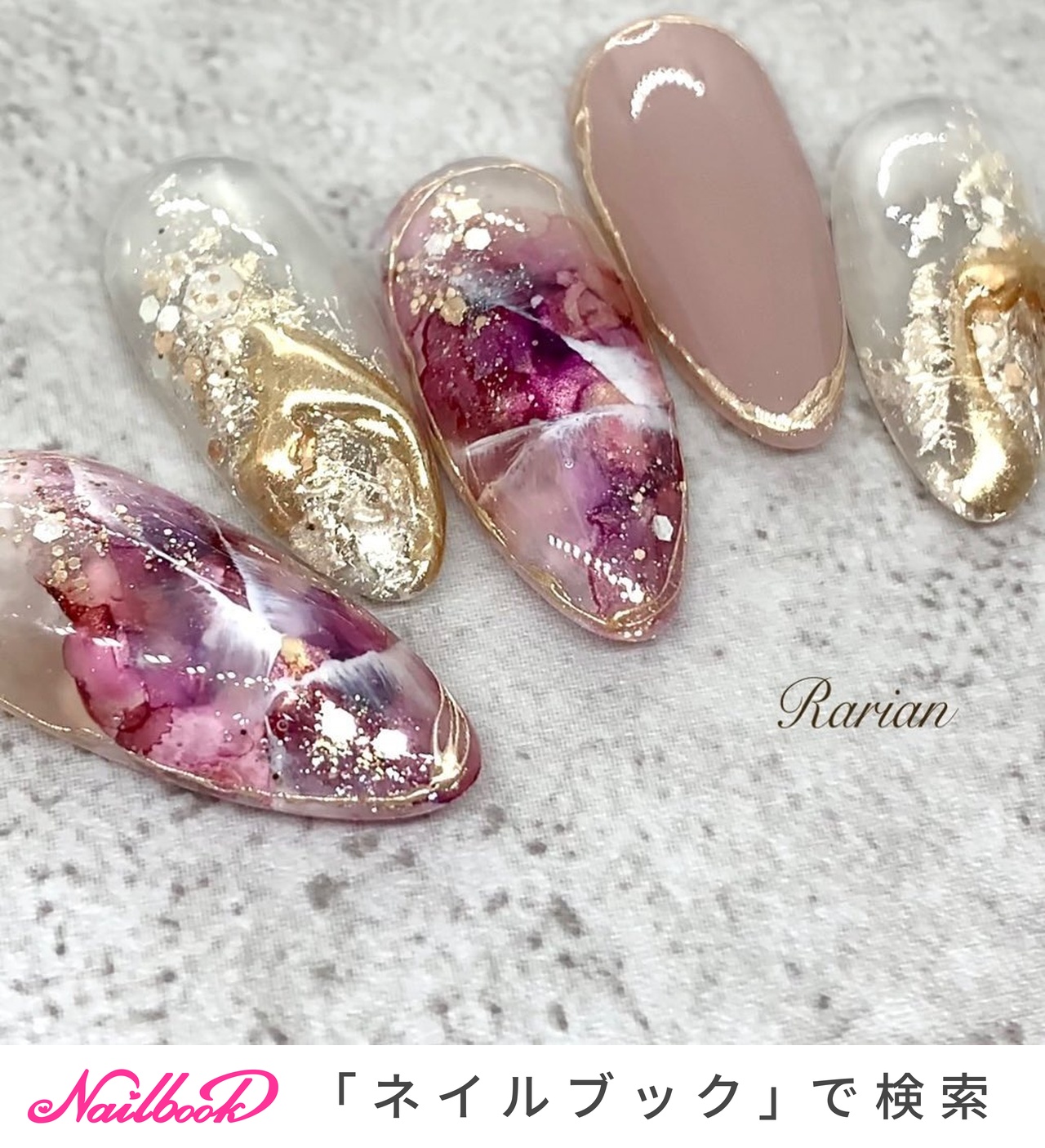 人気順｜#アメジストネイルのネイルデザイン｜ネイルブック