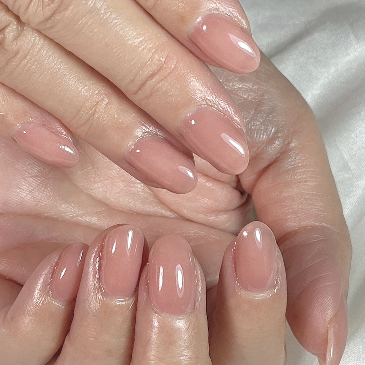 オールシーズン/ハンド/ワンカラー/ショート/ピンク - zero_mam_nailの