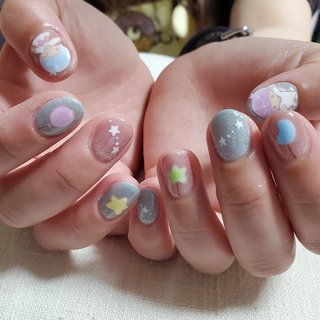 リトルツインスターズのネイルデザイン｜ネイルブック
