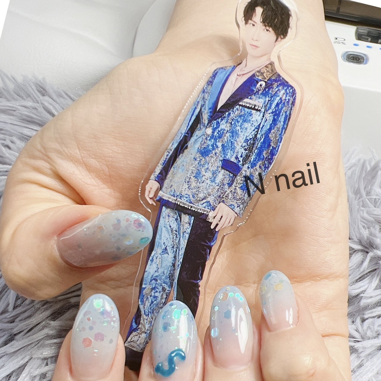 オールシーズン/ライブ/推し活/ハンド/ホログラム - N nailのネイル