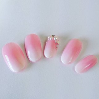 女子会 ワンカラー I Nailquickのネイルデザイン ネイルブック