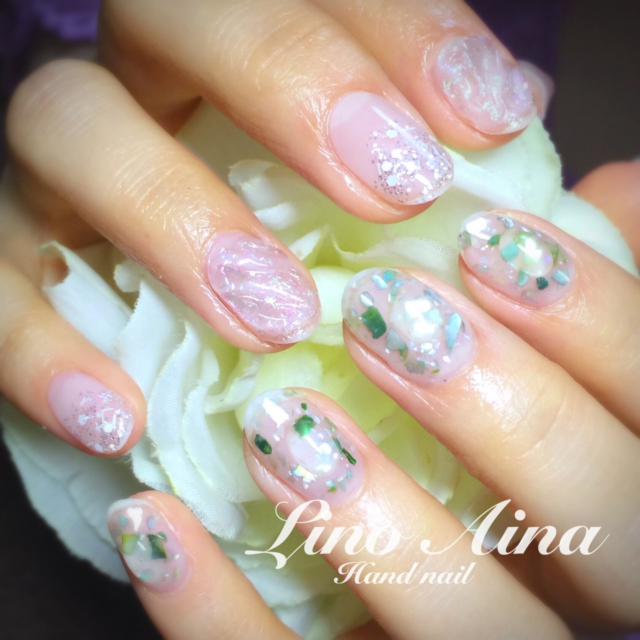 春 夏 海 浴衣 ハンド Li のネイルデザイン No ネイルブック