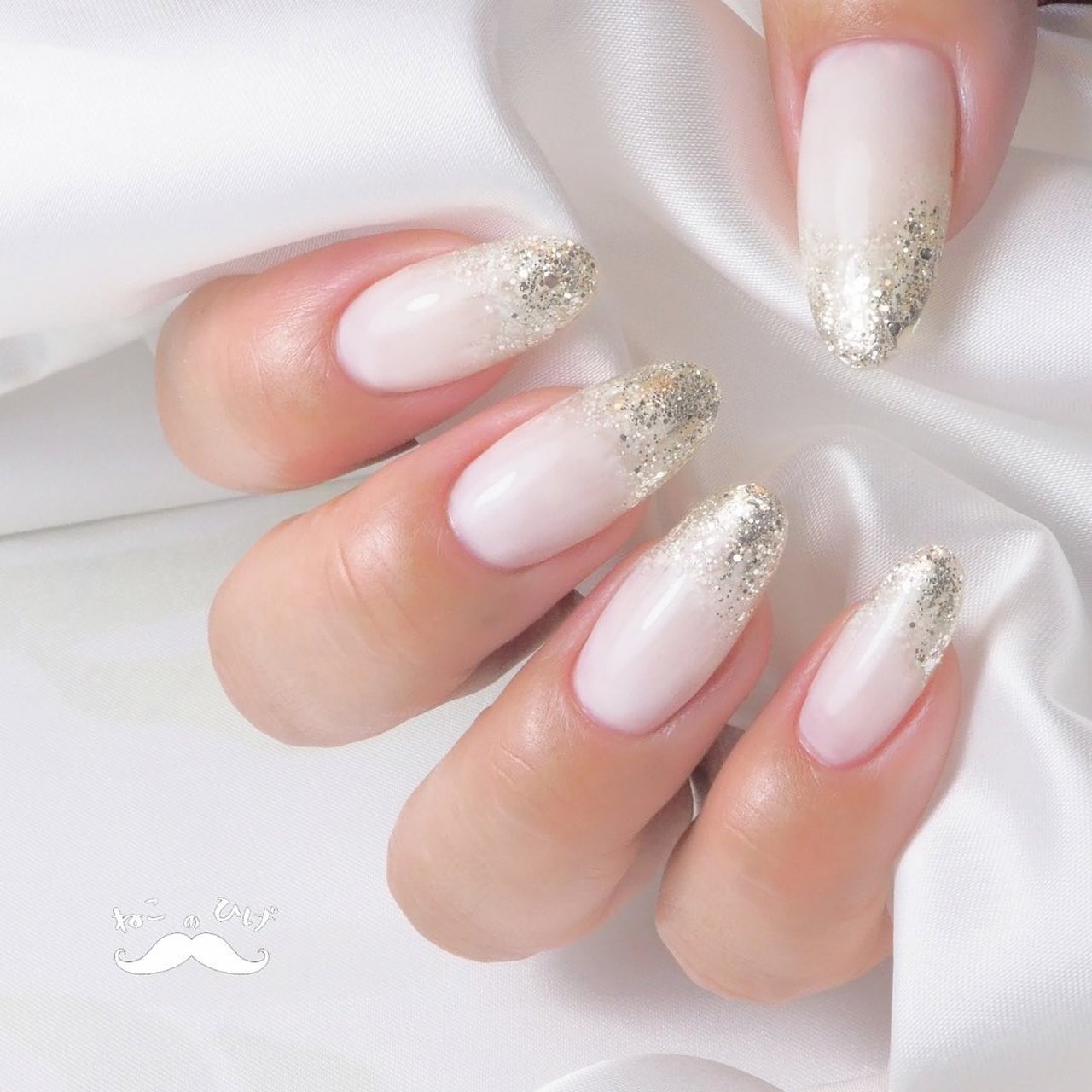 ニュアンス/ホワイト/ジェルネイル - Nail salon ねこのひげのネイル