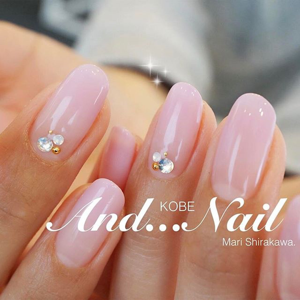 春 オールシーズン 梅雨 オフィス ハンド 白川麻里 神戸アンドネイルのネイルデザイン No ネイルブック