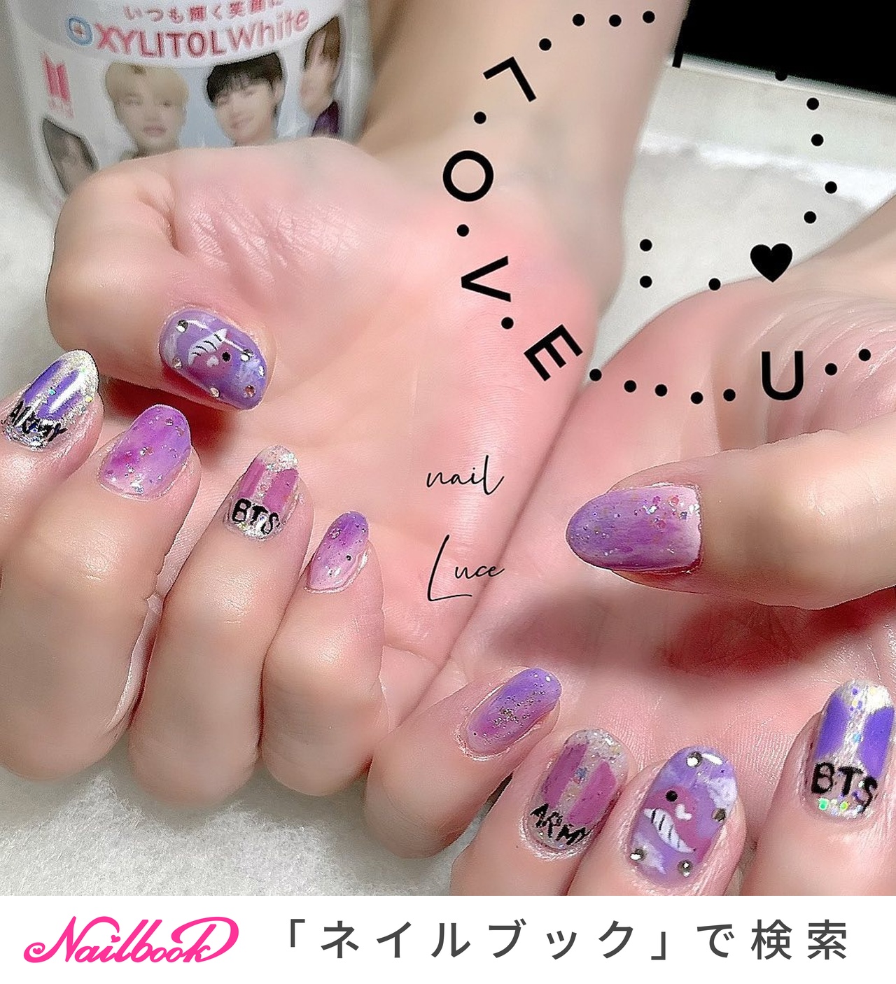 BTS BTSネイル　ネイルパーツ BTS ネイル ネイルパーツ - メルカリ