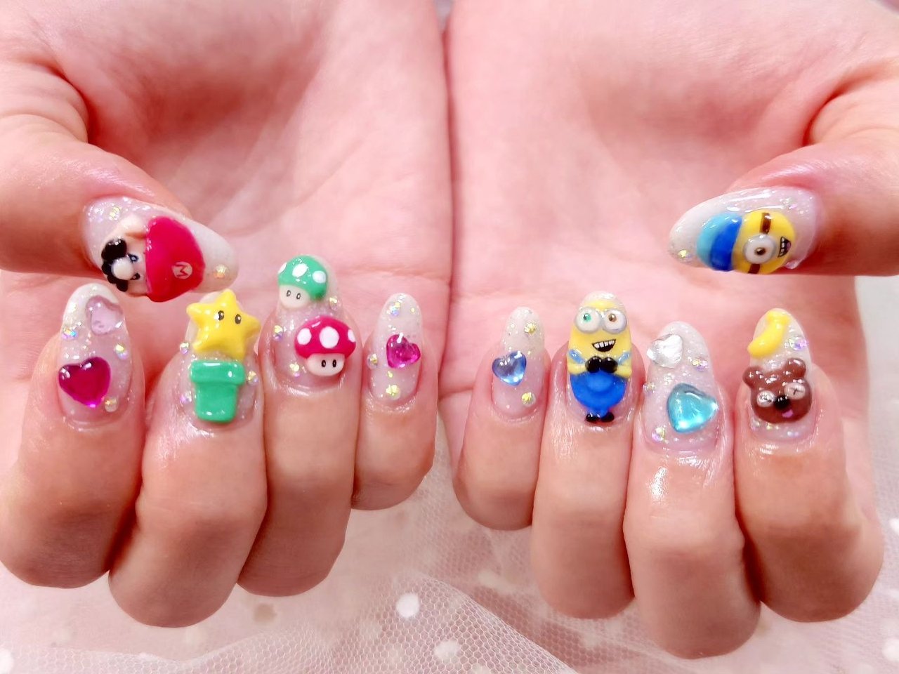 夏/推し活/3D/ジェルネイル - いろはねいる asakiのネイルデザイン[No