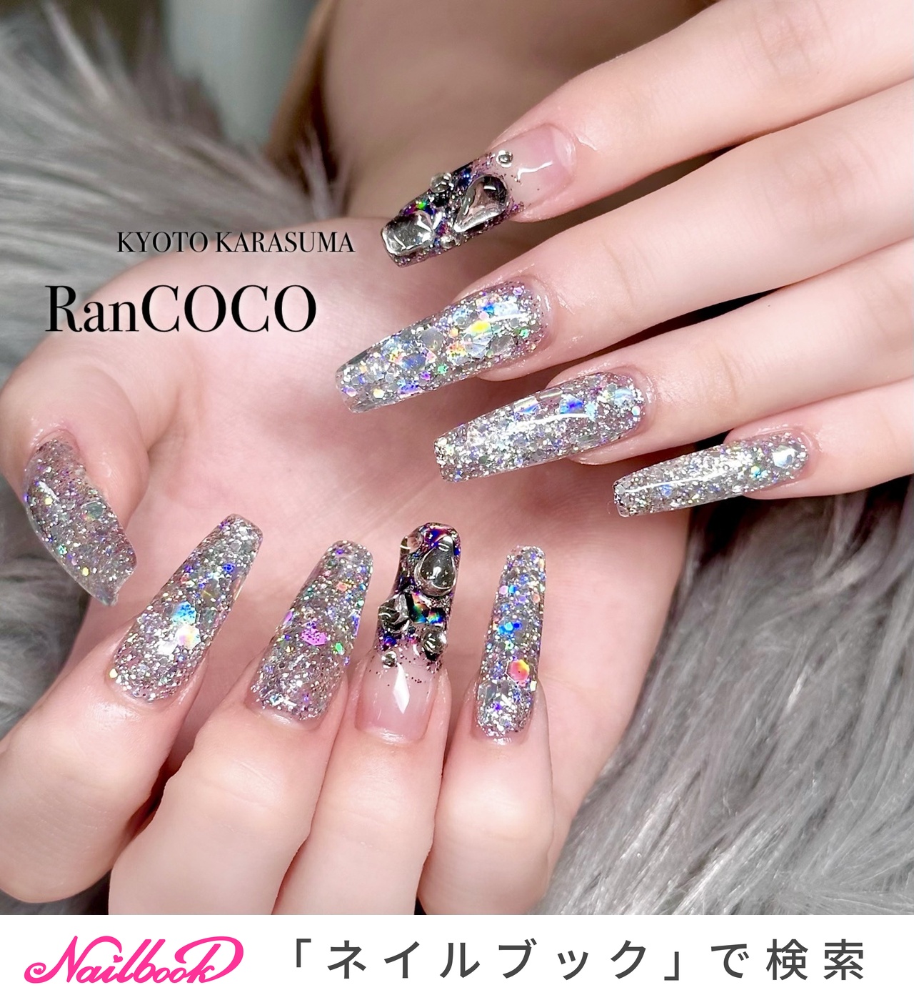 ネイルチップ ブライダル 結婚式 白 キラキラ フルオーダーネイル オーダー ネイルチップ ブライダル 結婚式 白 キラキラ フルオーダー