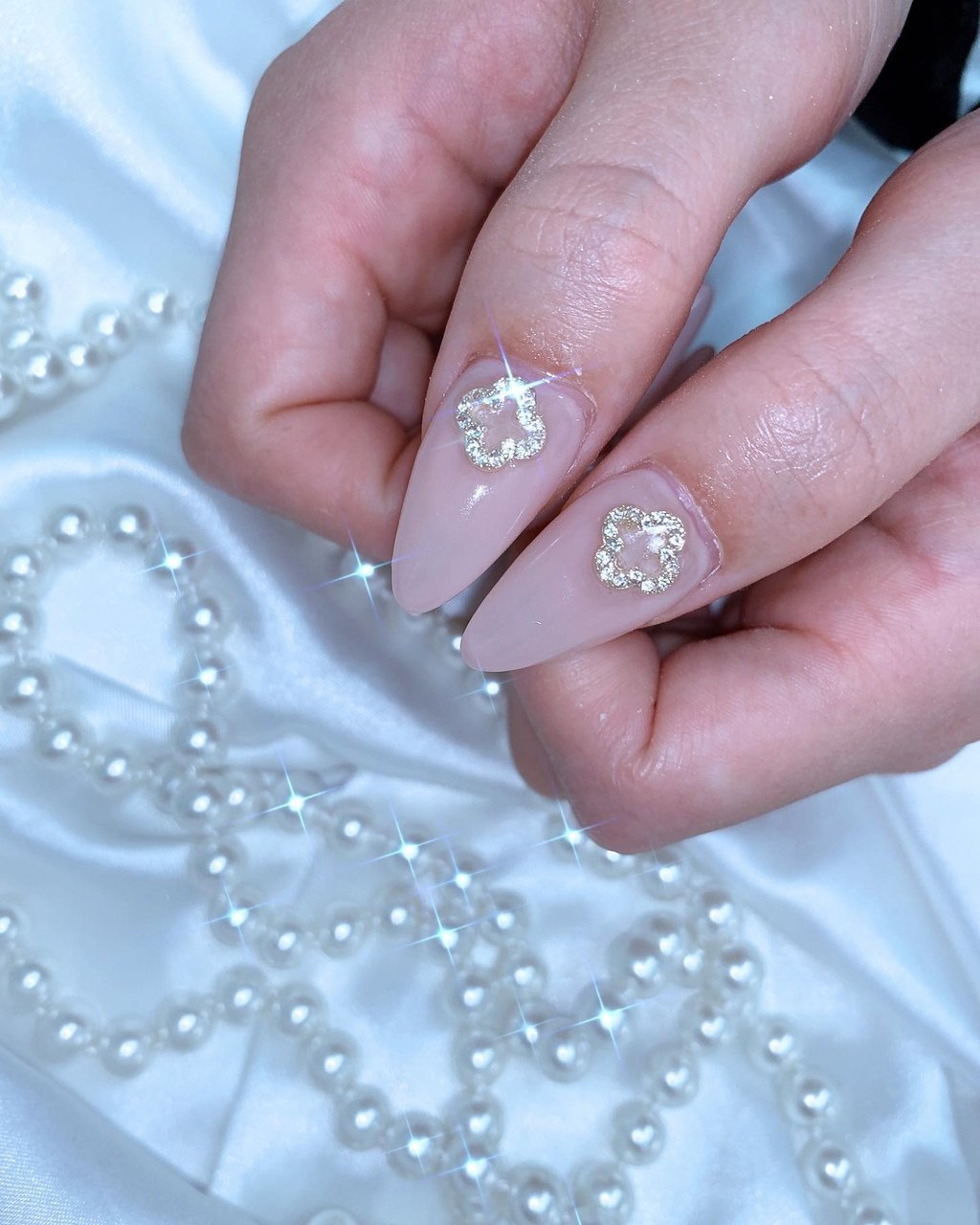 春/ワンカラー/ピンク/スカルプチュア - k.nail2525のネイルデザイン