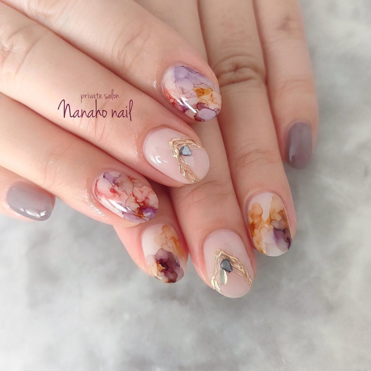 春/夏/ハンド/シンプル/ニュアンス - Nanaho☆nail(大阪府八尾市)の