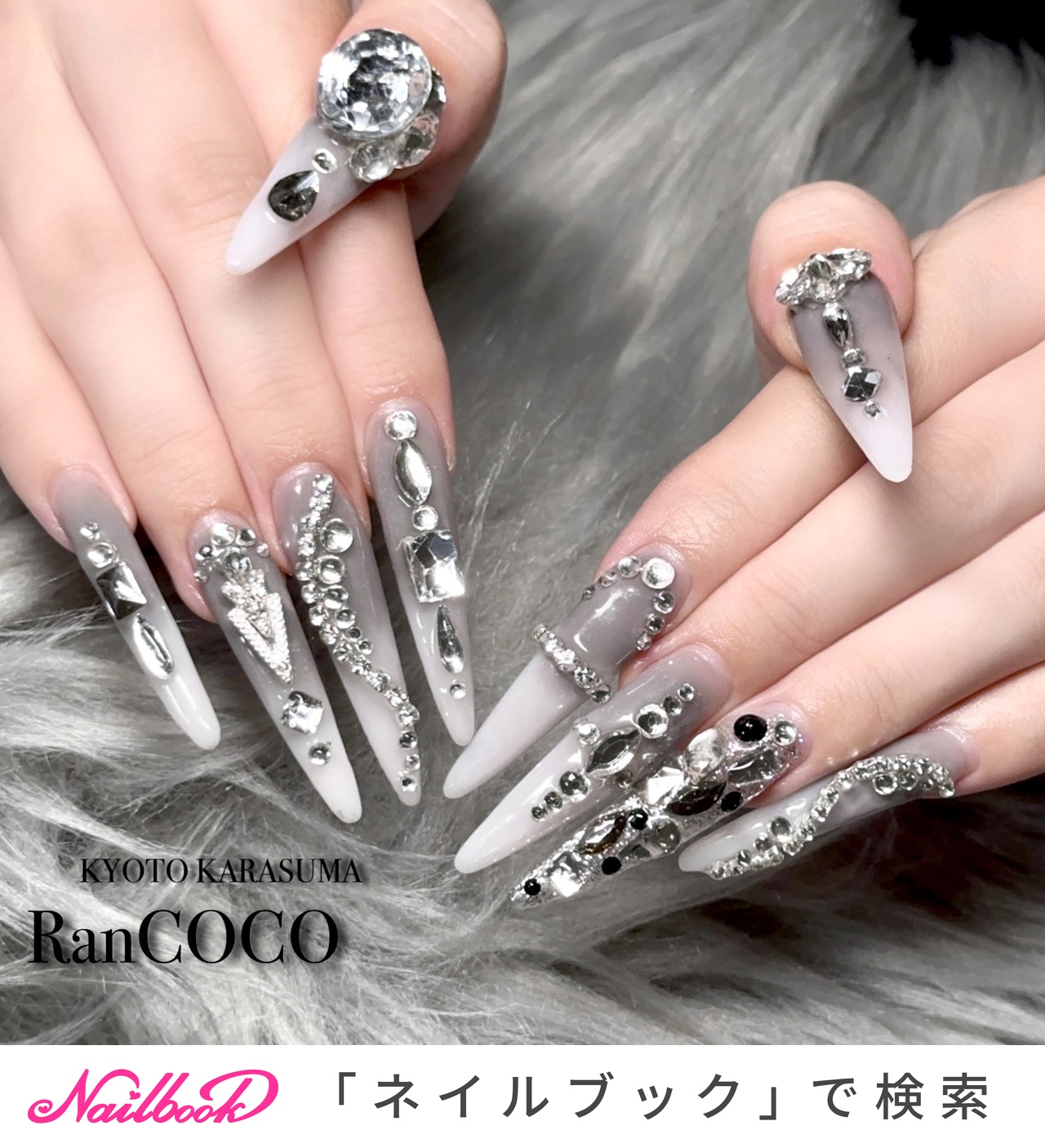 人気順｜夏/スーパーロング/ギャルネイルのネイルデザイン