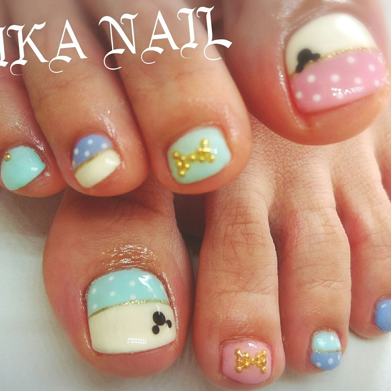 春 オールシーズン デート 女子会 フット Sa7e Kuriharaのネイルデザイン No ネイルブック