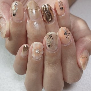 人気順｜ぷっくりフラワーネイルのネイルデザイン(14ページ目)｜ネイル  