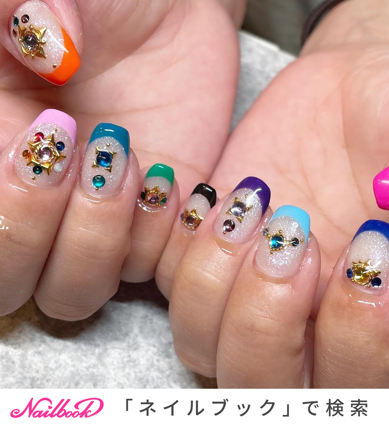 Sailor Moon Nails🌙] How to make Sailor Moon motif parts