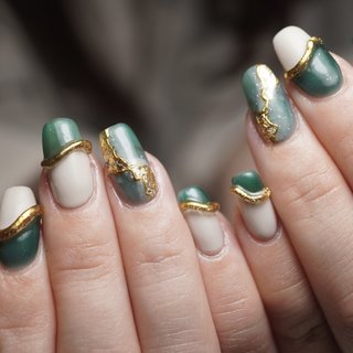 夏/海/浴衣/オフィス/ハンド - lua2nailのネイルデザイン[No 夏/海/浴衣/オフィス/ハンド - lua2nailのネイルデザイン[No