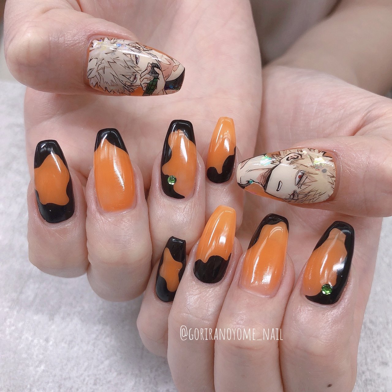 夏/推し活/ハンド/痛ネイル/ロング - NAILSALON 710-ﾅﾅｲﾁｾﾞﾛ-のネイル