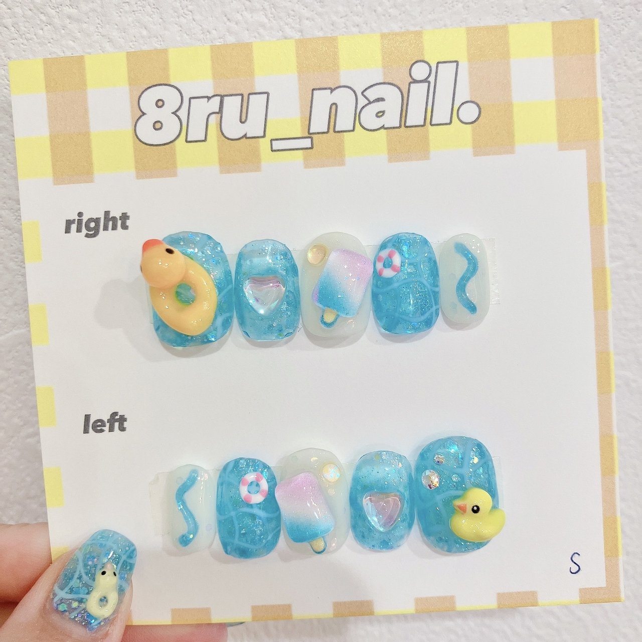 夏/海/ライブ/推し活/ハンド - 【8ru_nail.】harunaのネイルデザイン