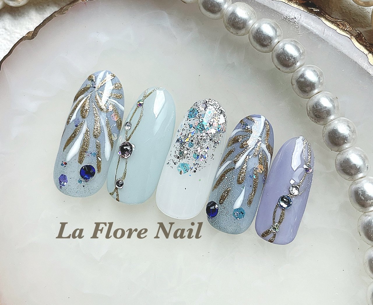 🌼LaFlore nail🌼のネイルデザイン[No.8190371]｜ネイルブック