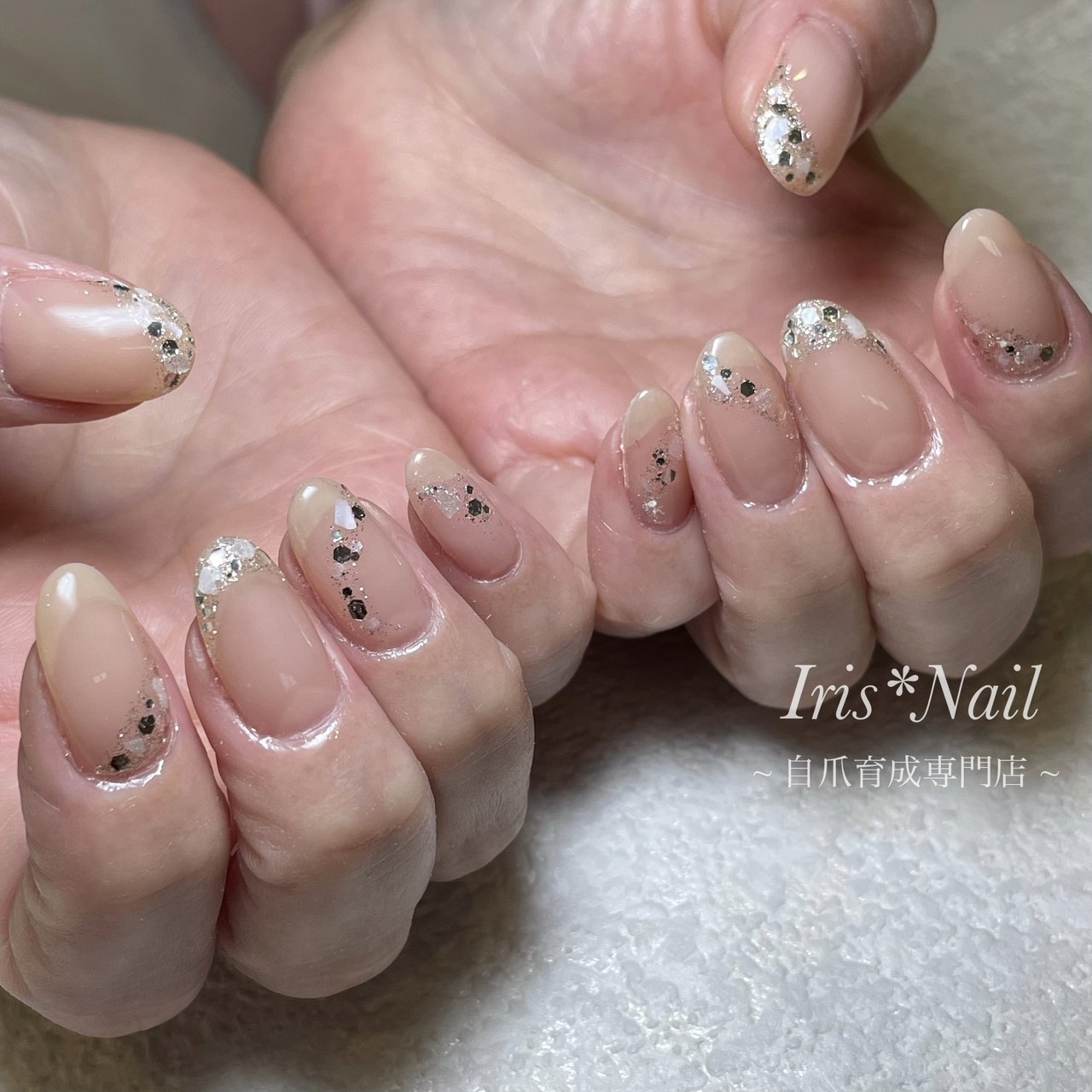 夏/オールシーズン/オフィス/ハンド/ホログラム - iris_nail_aikaの