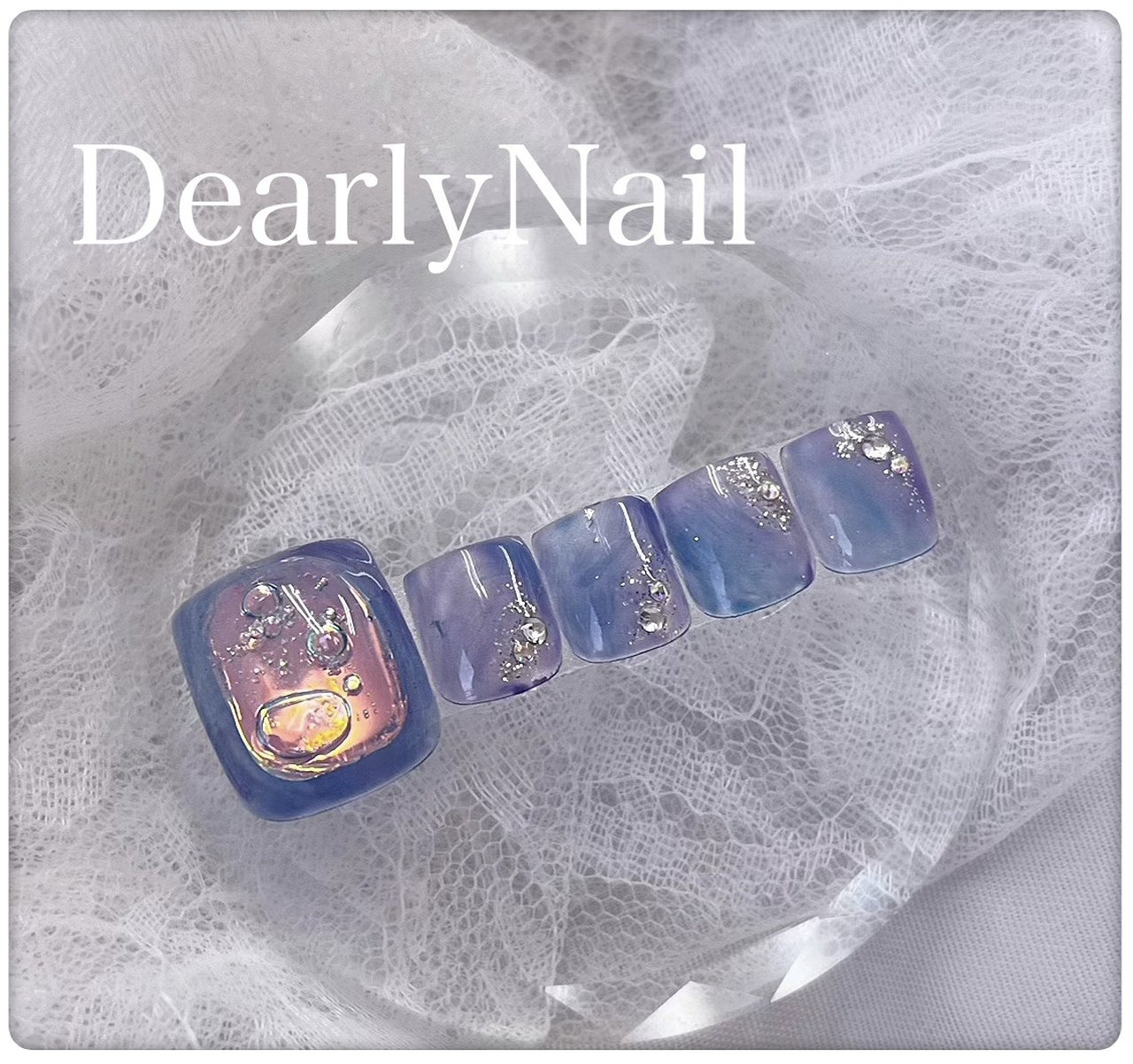 夏/旅行/海/リゾート/フット - DearlyNailのネイルデザイン[No.8194246