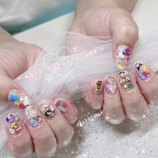 キルティング 変形フレンチ 埋めつくし 韓国 量産型 推しネイルチップ