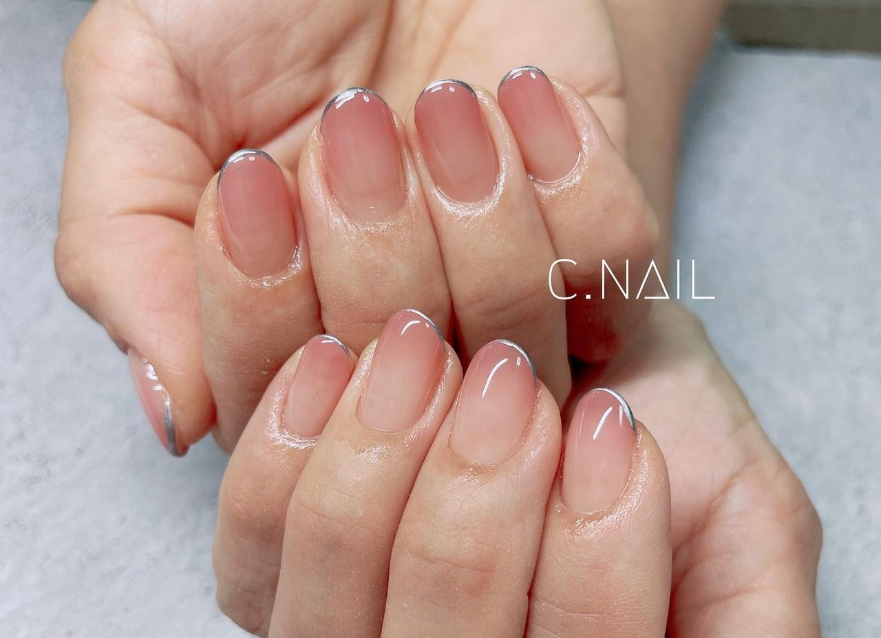 オフィス/シンプル/ニュアンス/ショート - C:NAIL 【シーネイル】の