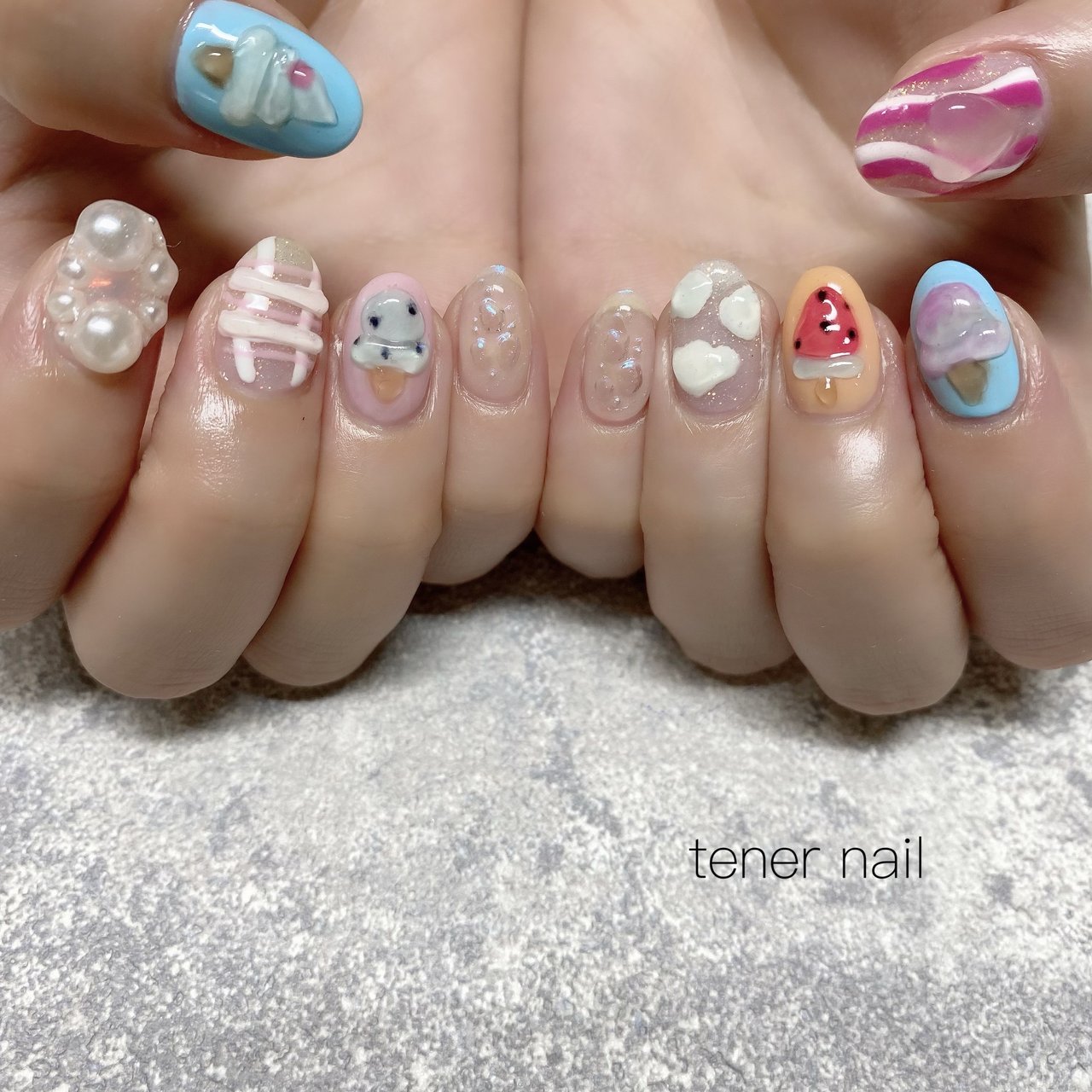 夏/旅行/海/リゾート/ハンド - テネルネイル tener nailのネイル 