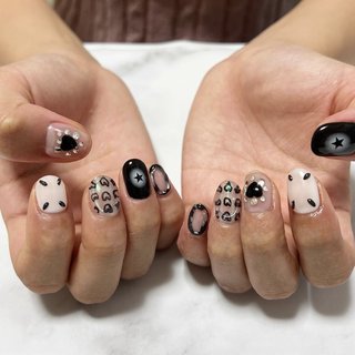 2025年】新着順｜#白黒ネイルのネイルデザイン(17ページ目)｜ネイルブック