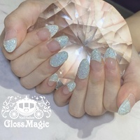 ネイルチップ フレンチ 薔薇 ピクシー ネイビー ネイルチップ フレンチ 薔薇 ピクシー ネイビーCUTIE STREET 5