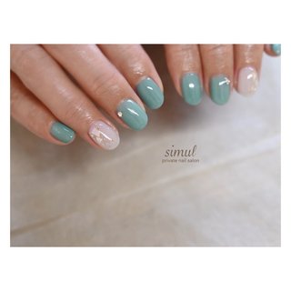 大人ターコイズ⭐︎ ・
▪️missmirage M85/160s
・
#7月定額デザイン 
#カラーチェンジ 
#ターコイズカラーネイル 
#シェルネイル 
#ワンポイントデザイン 
#シンプルカジュアル得意なサロン 
#ネイルサロンシムール #夏 #ハンド #シンプル #シェル #ターコイズ #ジェルネイル #お客様 #simul-シムール- #ネイルブック