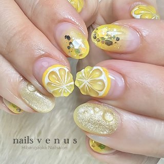 . レモン詰め合わせ✨🍋✨
.
#夏 #夏ネイル #7月 #7月ネイル #レモン #レモンネイル #ぷっくりネイル #ぷっくり #黄色 #黄色ネイル #イエロー #イエローネイル #キラキラ #マグネット #フルーツ #フルーツネイル #ひばりヶ丘 #ひばりヶ丘ネイル #ひばりヶ丘ネイルサロン #西東京市 #西東京市ネイルサロン #保谷 #保谷ネイル #東久留米ネイル #練馬 #池袋 #西武池袋線 #駅近ネイルサロン #nailbook_fan #マグネット #マグネットネイル #グラデーション #キラキラネイル #夏 #梅雨 #海 #リゾート #ハンド #グラデーション #ホログラム #フルーツ #マグネット #ぷっくり #ミディアム #オーバル #クリア #イエロー #シルバー #ジェルネイル #お客様 #ひばりヶ丘ネイルサロンNAILS VENUS（ネイルズヴィーナス） #ネイルブック