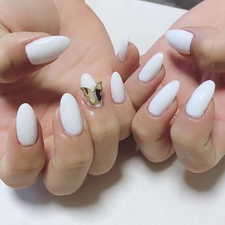 sak様　ホワイトワンカラー 人気順｜#ホワイトワンカラーのネイルデザイン(3ページ目