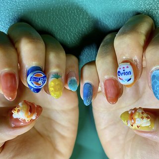 シーサーネイルのネイルデザイン｜ネイルブック