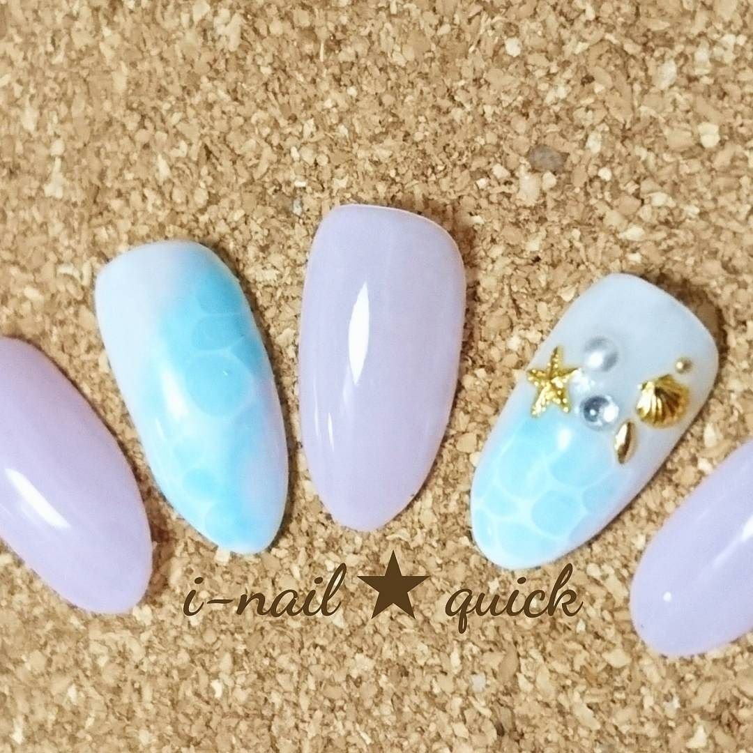 夏 旅行 海 リゾート ハンド I Nailquickのネイルデザイン No ネイルブック