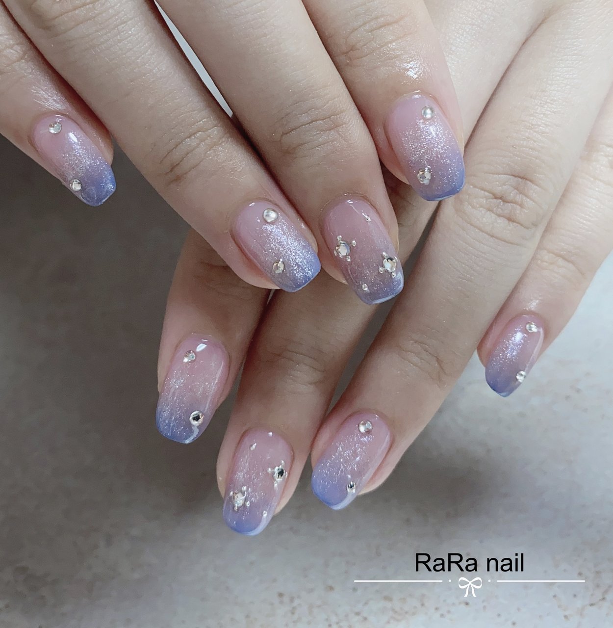 秋/ハンド/グラデーション/マグネット/ピンク - RaRa Nailのネイル