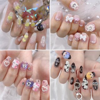 3Dネイルパーツ♡あ様•*¨*•.¸♬︎ リップ⋮指先から笑顔を作る3Dネイルパーツ | ハチワレたくさん