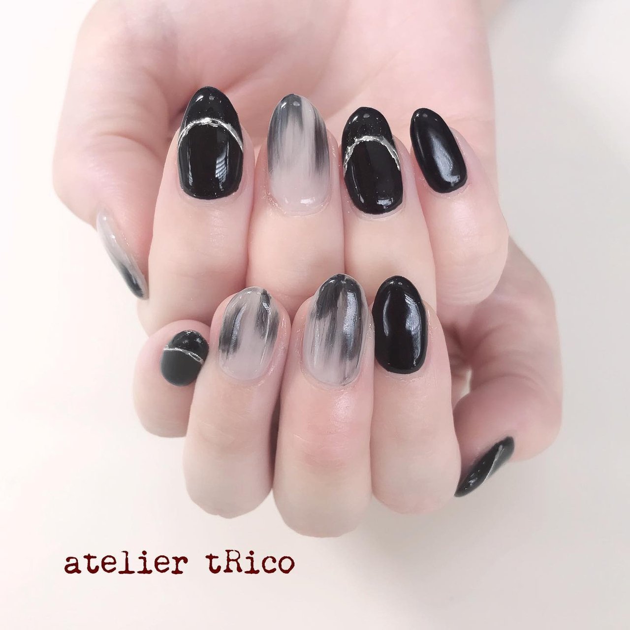 夏/ニュアンス/ジェルネイル - atelier_tRicoのネイルデザイン[No  