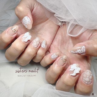 ネイルチップガーリー指輪リング量産型オーダーオーロラ