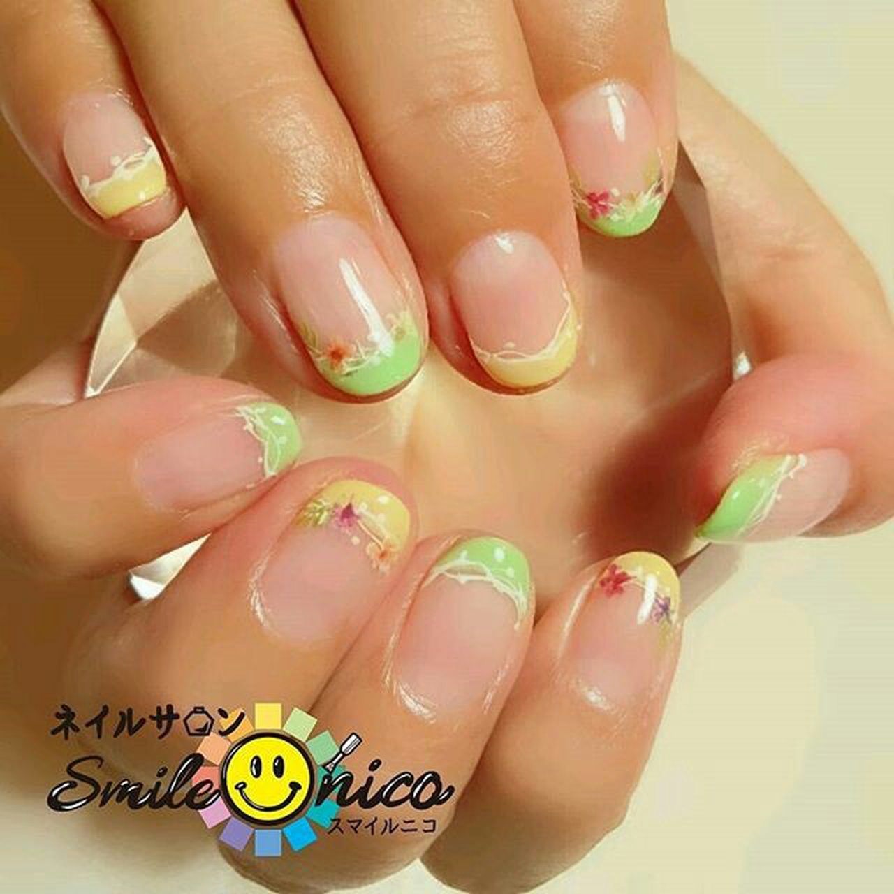 春 パーティー デート 女子会 ハンド Smile Nico スマイルニコのネイルデザイン No 255 ネイルブック
