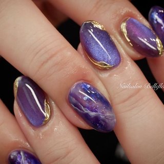 人気順｜浴衣(お祭り)/#マグネットネイルのネイルデザイン｜ネイルブック 