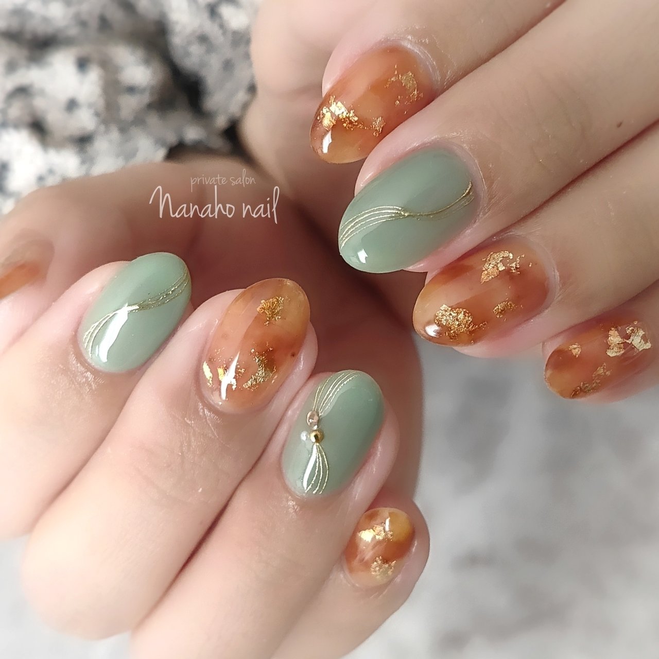 専用 ネイルデザイン 夏/秋/オフィス/ハンド/ニュアンス - Nanaho☆nail(大阪府八尾市)の