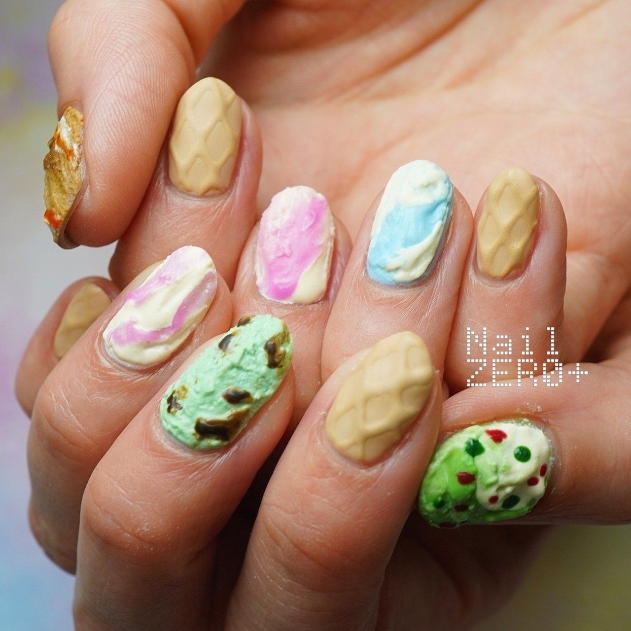 夏/リゾート/デート/女子会/ハンド - 塩見隼人 [池袋]ネイルゼロプラス  