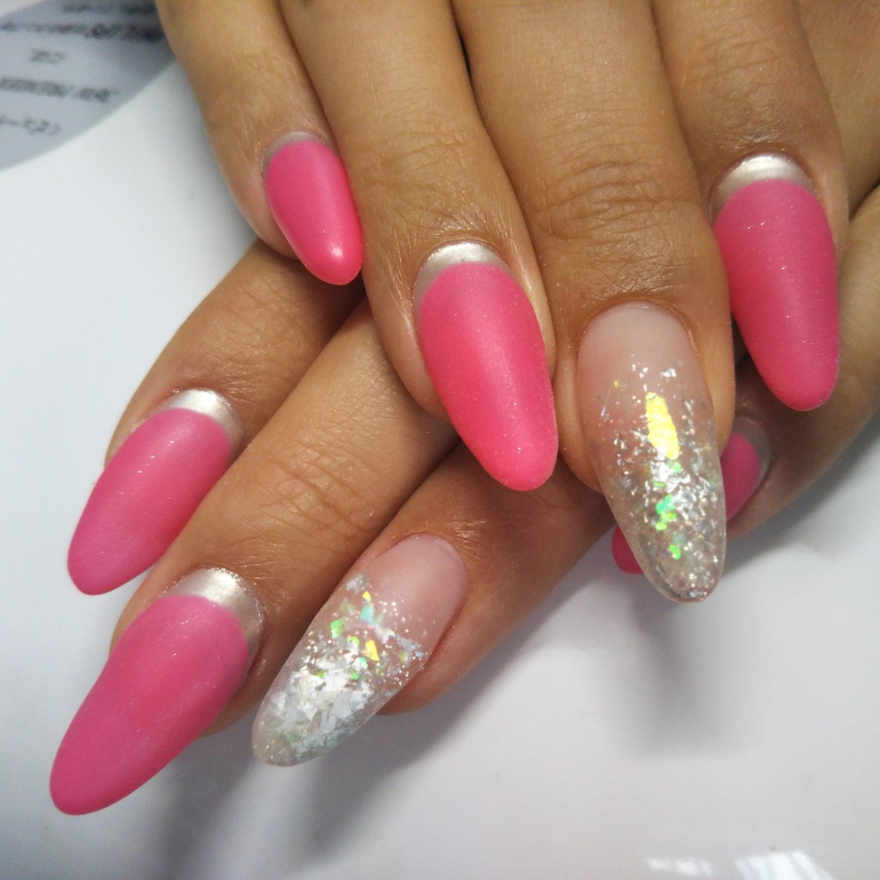 夏 リゾート ハンド フレンチ 変形フレンチ Nail Oliのネイルデザイン No ネイルブック