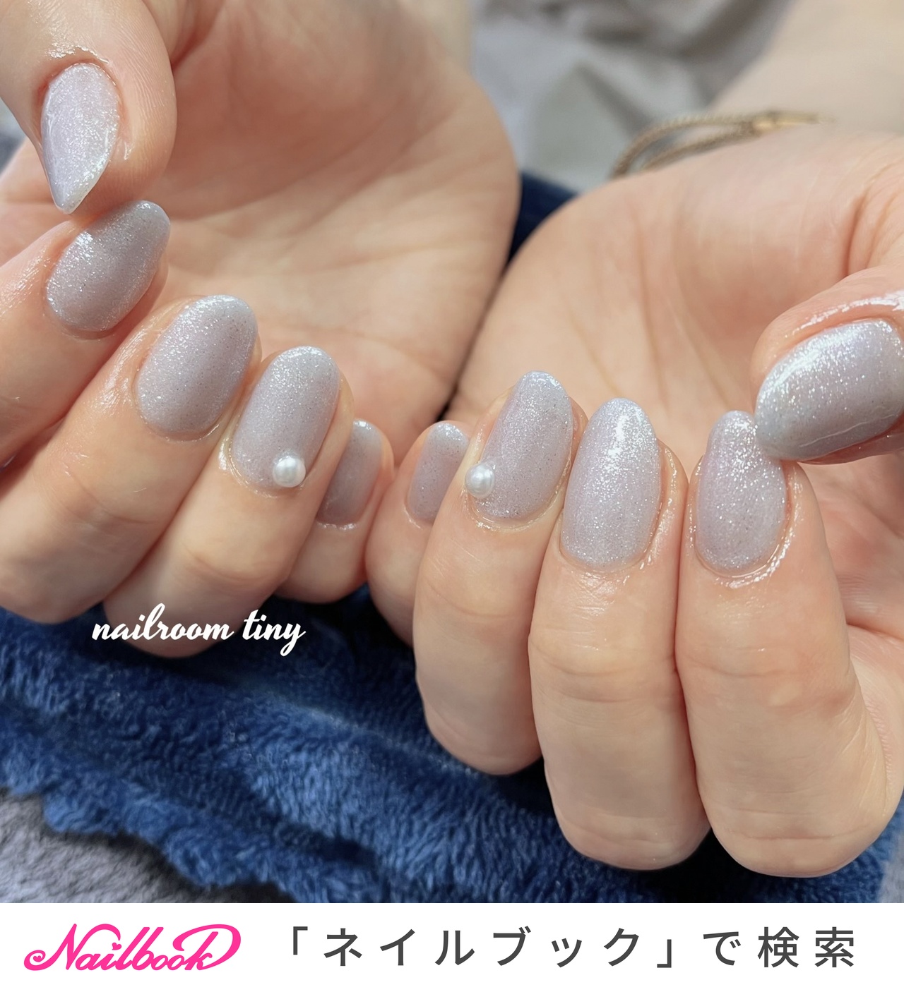 ハンド/水色 - 1218iのネイルデザイン[No.8246334]｜ネイルブック