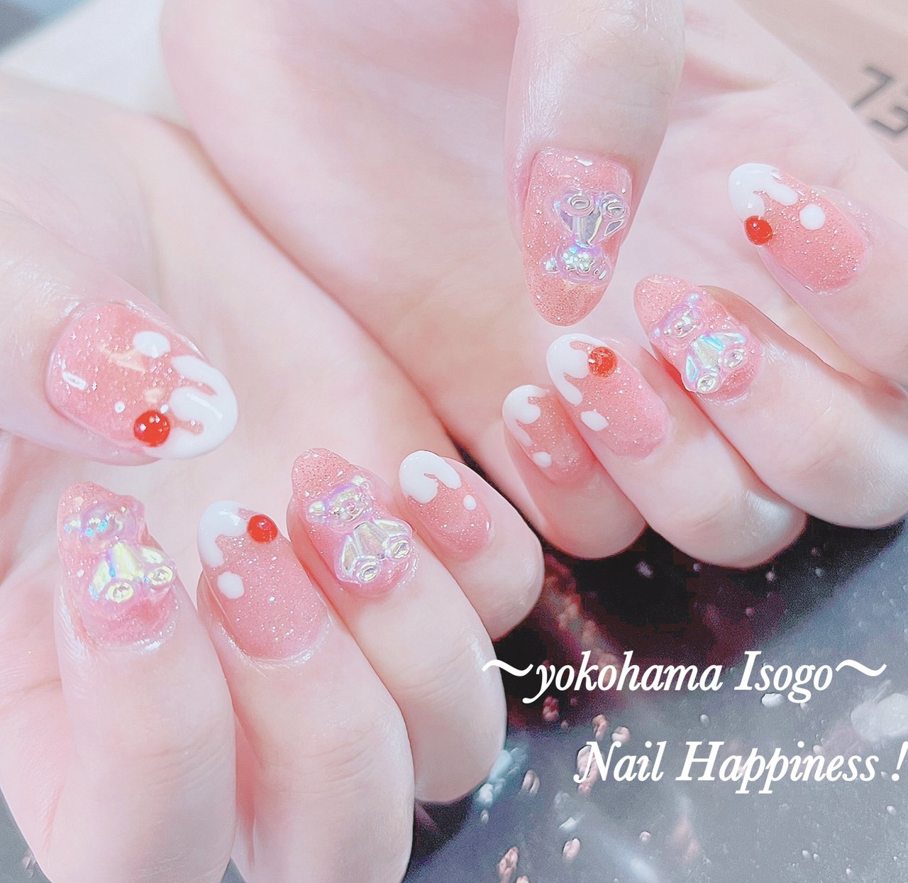 夏/オールシーズン/ハンド/マグネット/ぷっくり - Nail Happiness